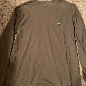 long sleeve army green shirt